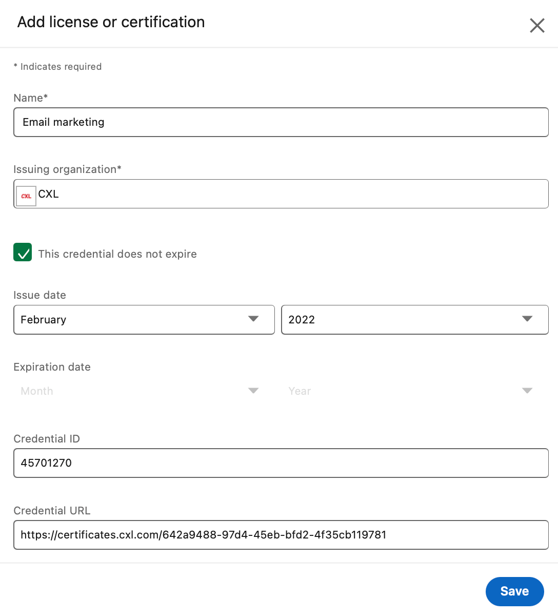 Add Your Certificate To LinkedIn CXL add-your-certificate-to-linkedin-cxl