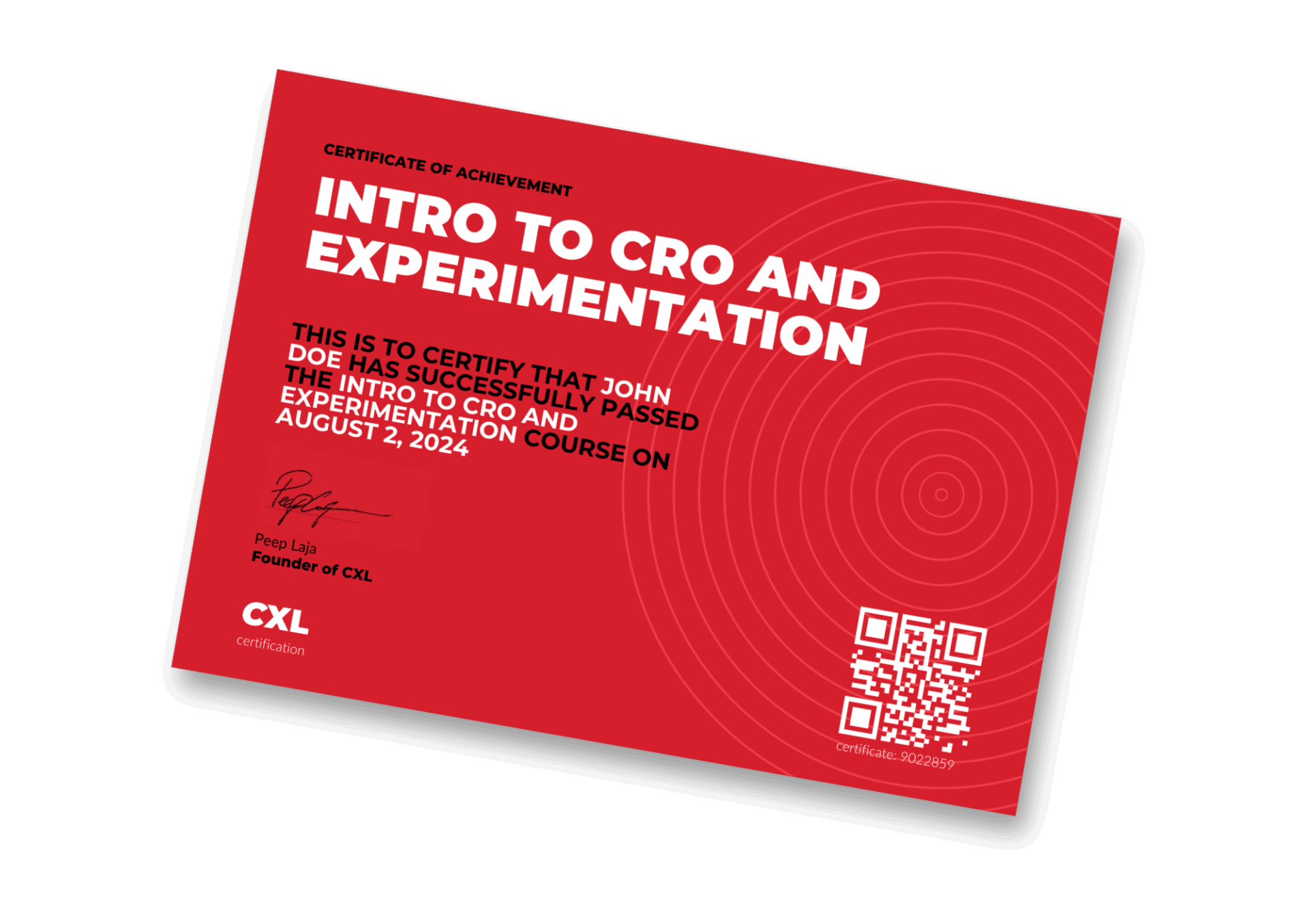 Introduction to CRO Online Course at CXL (2025) Introduction to CRO Online Course at CXL (2025)