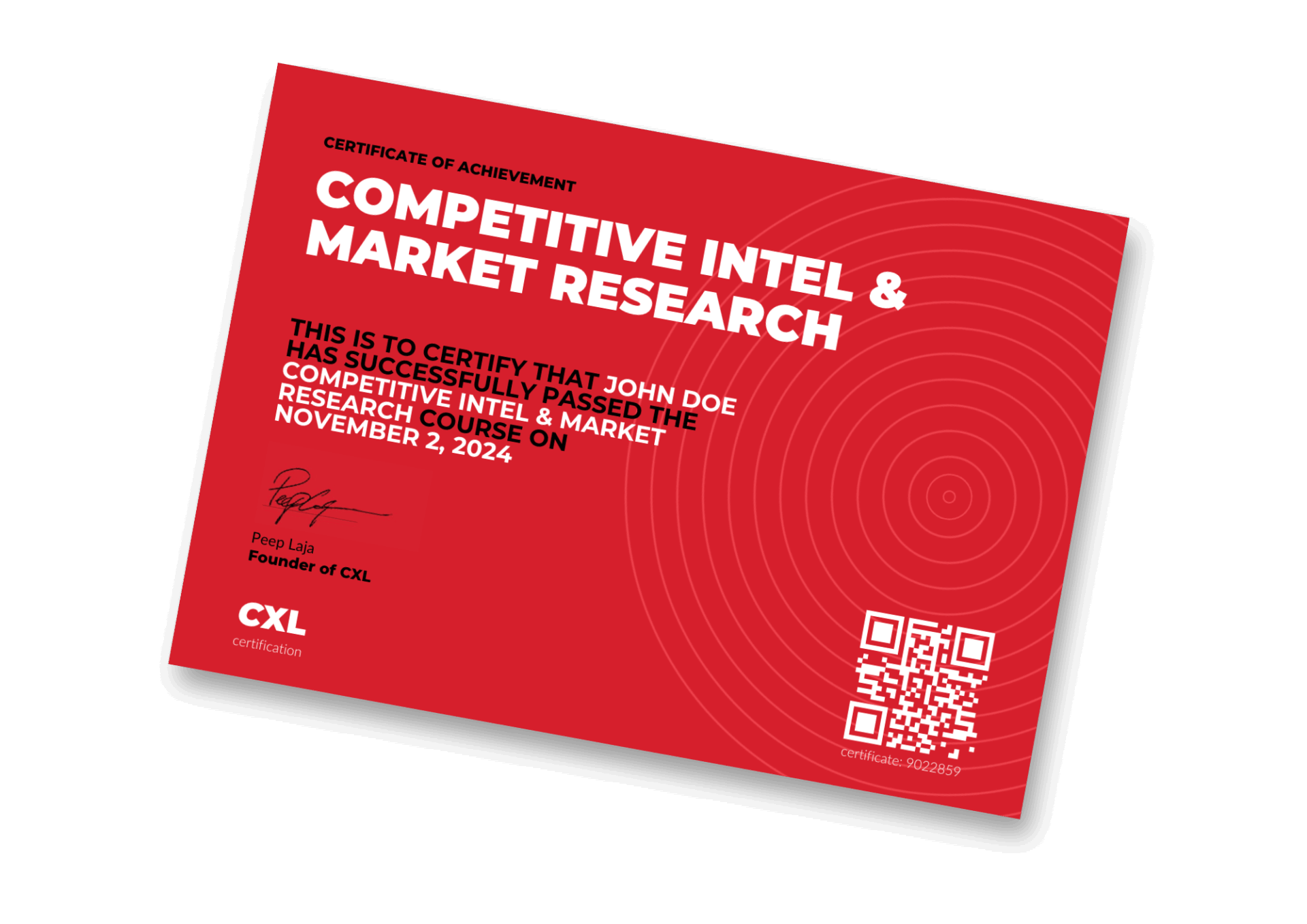 Competitive Intelligence Training & Certification - CXL Courses