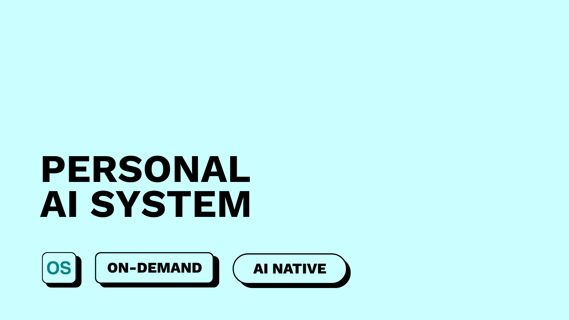 Build your personal AI operating system
