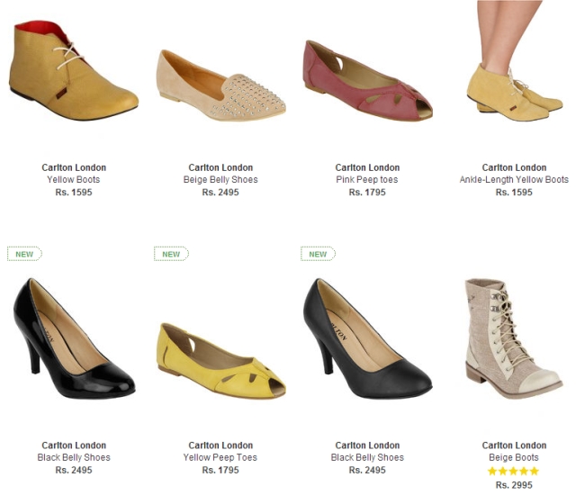 Shoes category page.