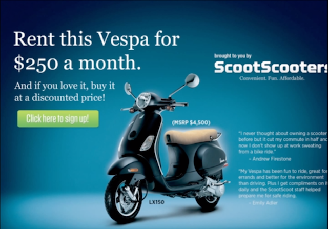 vespa ad.