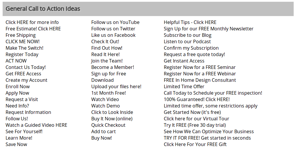 Mastering The Call To Action Words Color Size And Location Cxl 1390