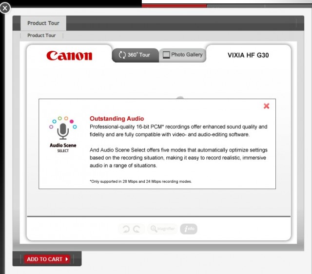 canon product description