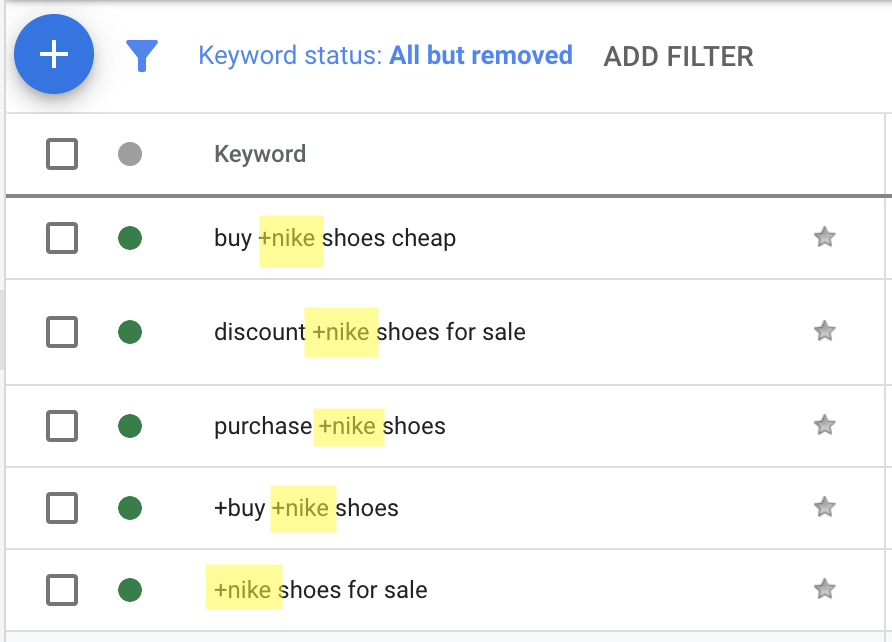 Key discount word google