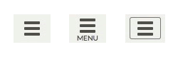 example of hamburger menu options in a test.