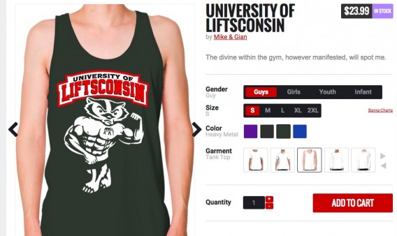 tank top shopping cart