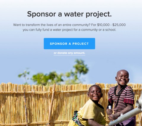 charitywater sponsor