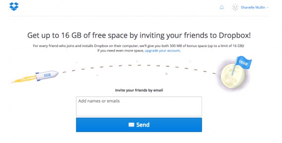 Dropbox Referral Program