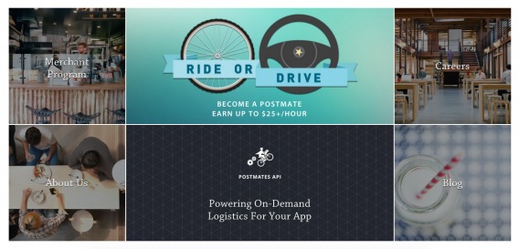 Postmates Navigation