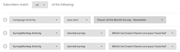 MailChimp SurveyMonkey.