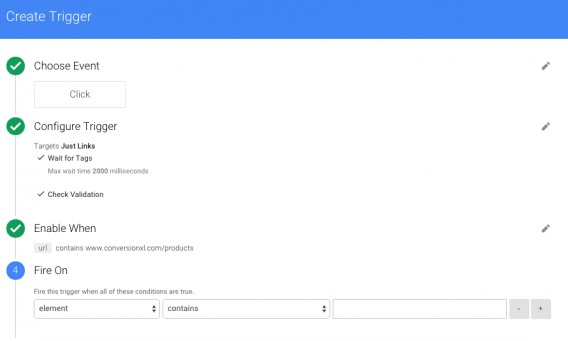 Create a New Google Tag Manager Trigger