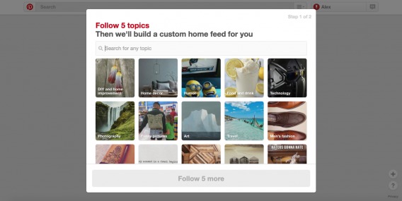 example of friction that pinterest intentional introduces into its sign-up flow.