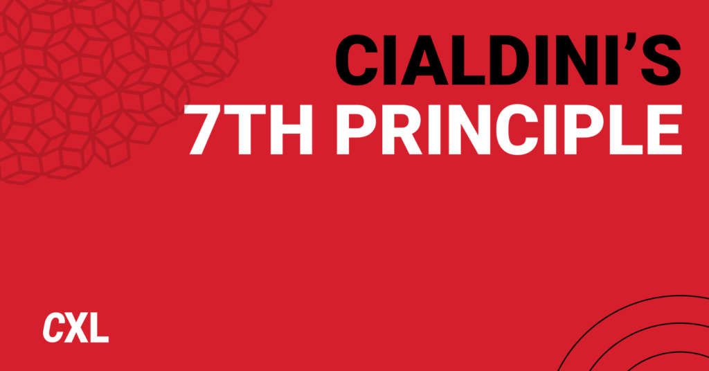 Cialdini's 7th principle