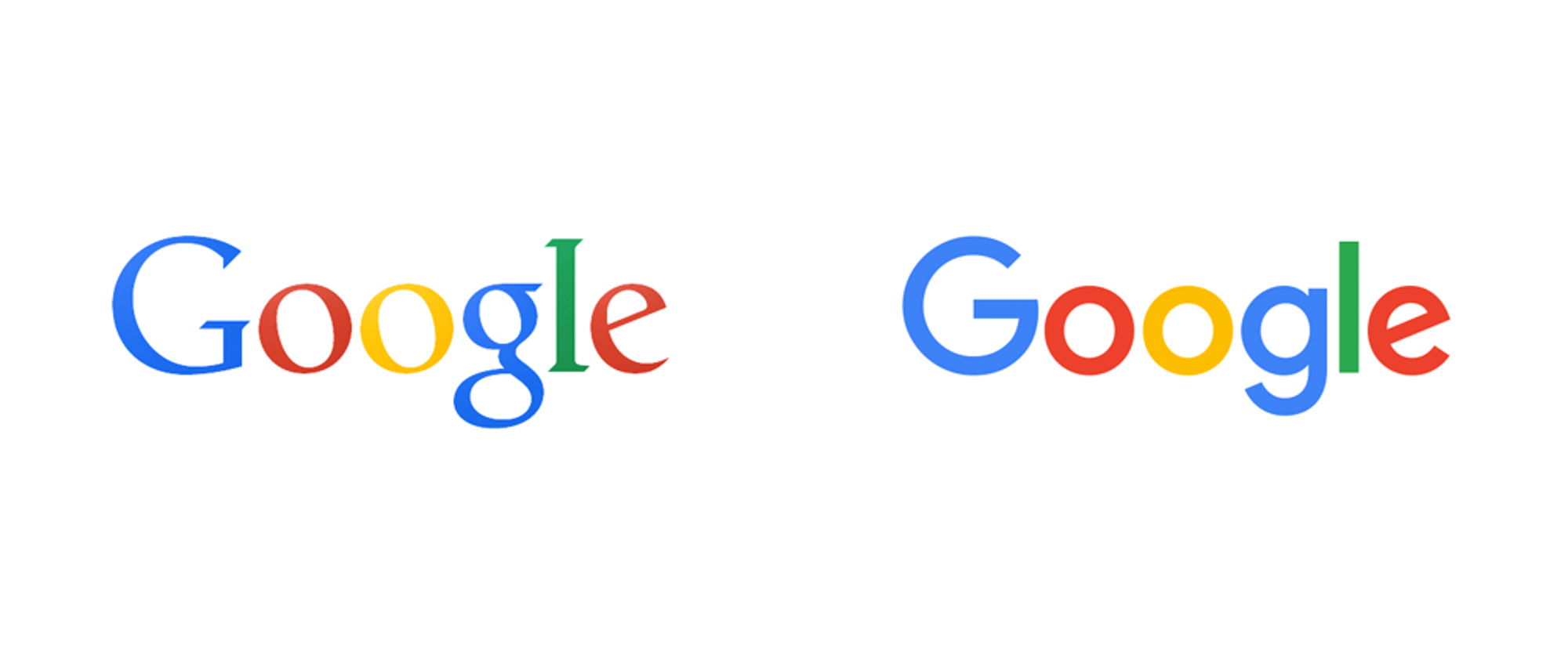 Ребрендинг логотипа гугл