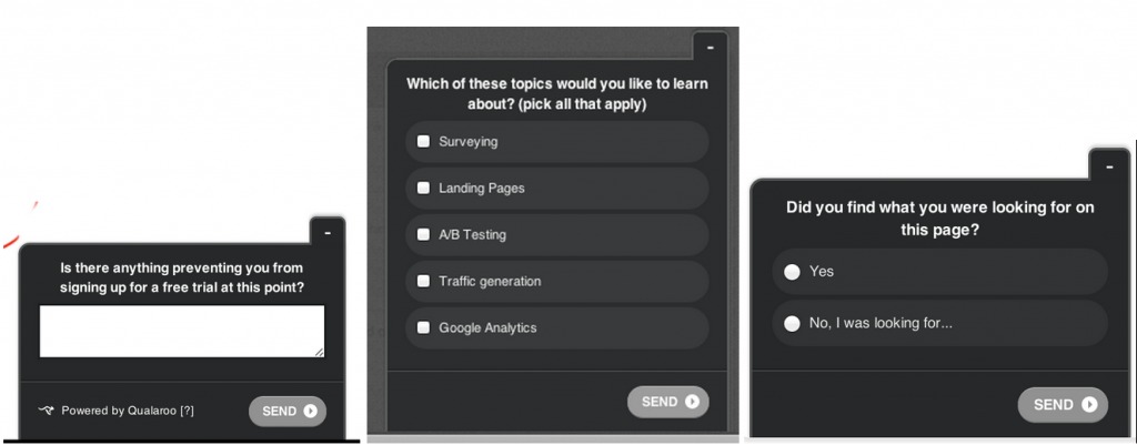 example of on-site surveys.