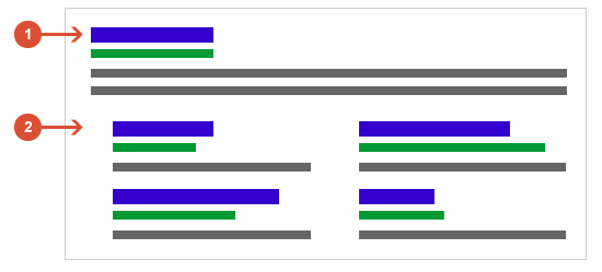 google sitelinks example