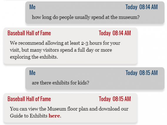 baseball hall of fame chatbot