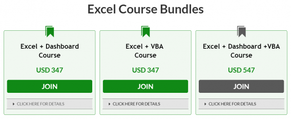 excel course bundles