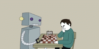 robot human chess