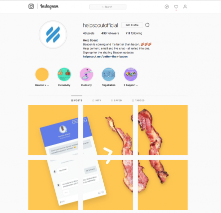 Instagram grid