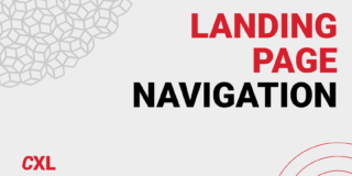 Landing page navigation