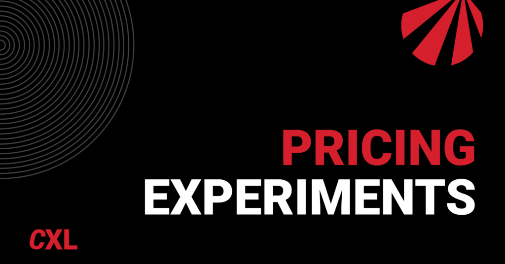 Pricing experiments