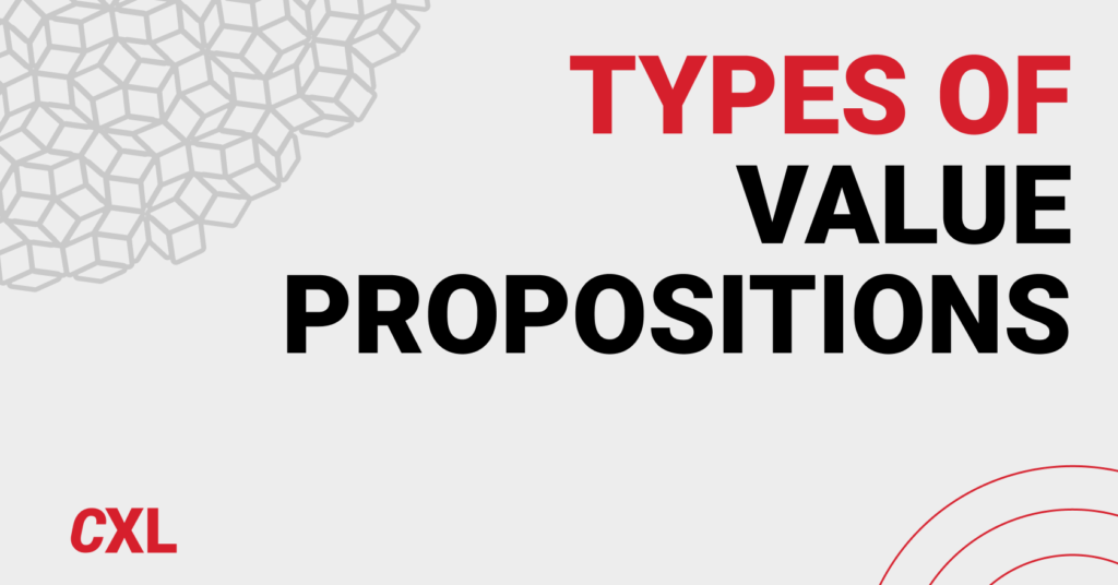 Types of value propositions