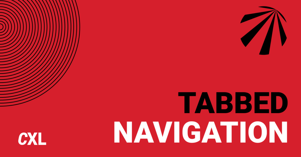 Tabbed navigation