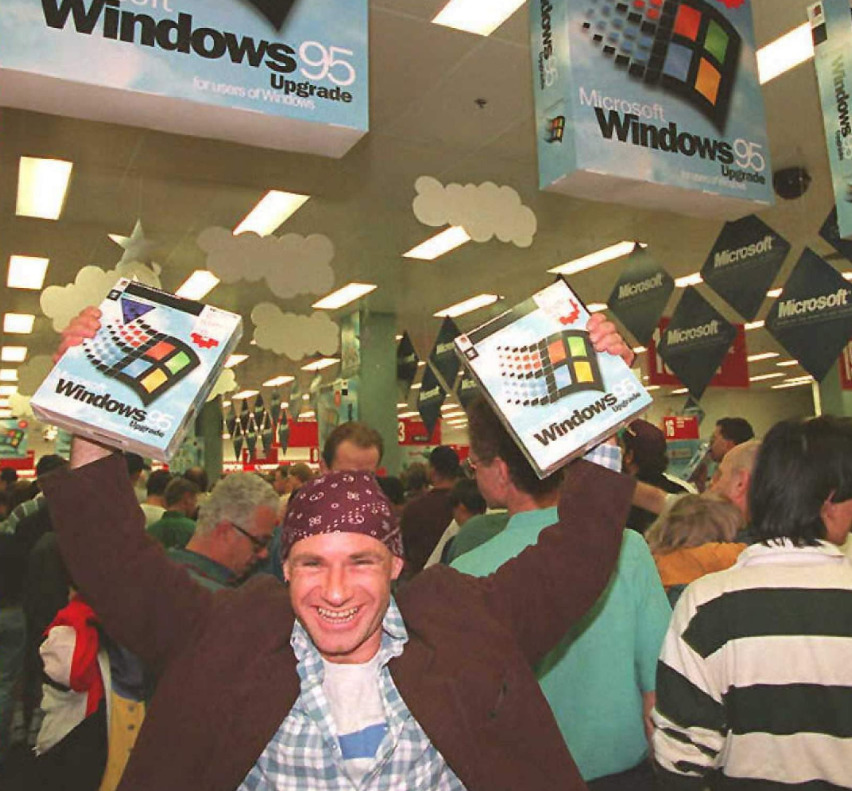 windows 95 release party.