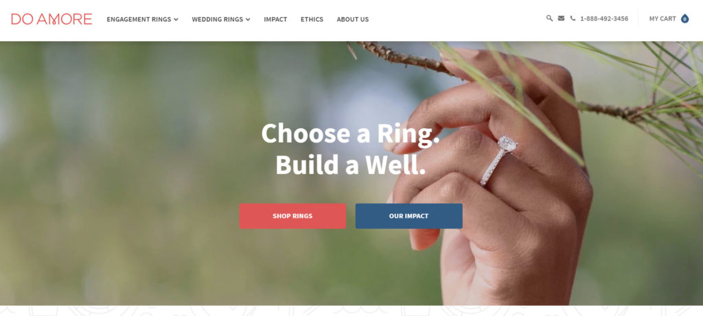 example of company that makes ethical wedding rings.