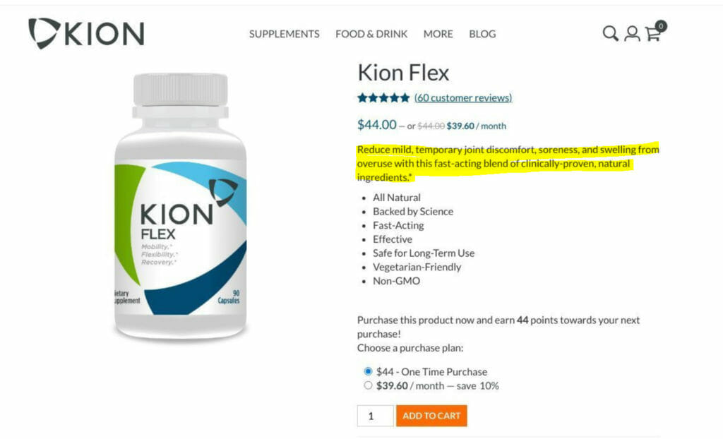 Kion Flex producgt. 