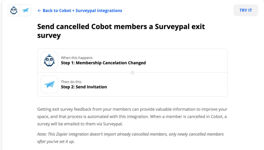 Surveybot Zapier flow. 