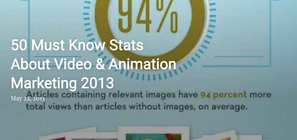 50 video stats you must know 2013.