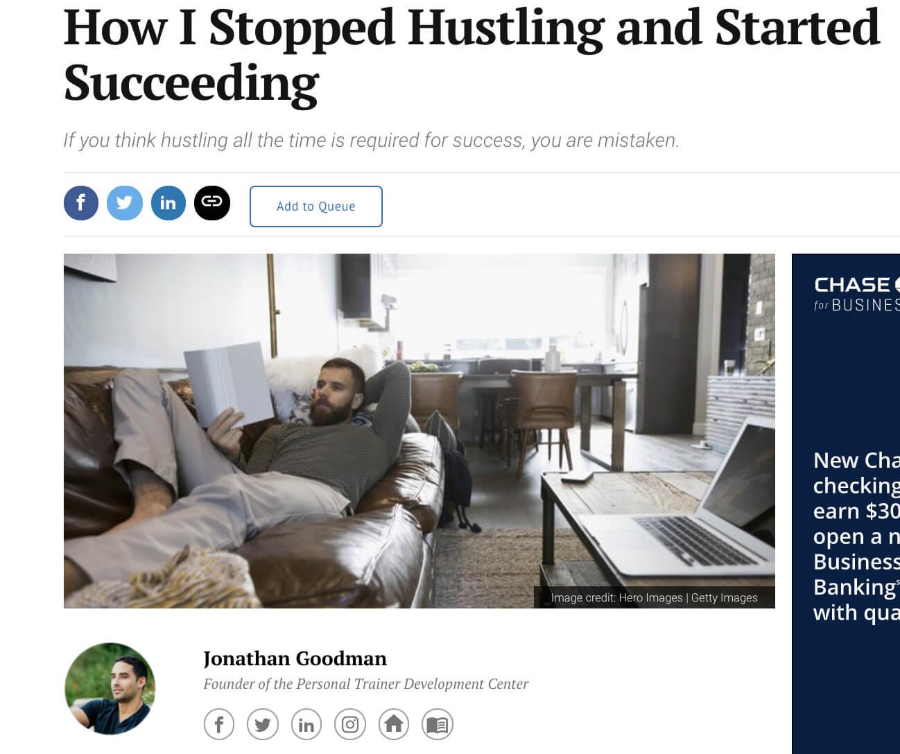 stop hustling and start succeeding