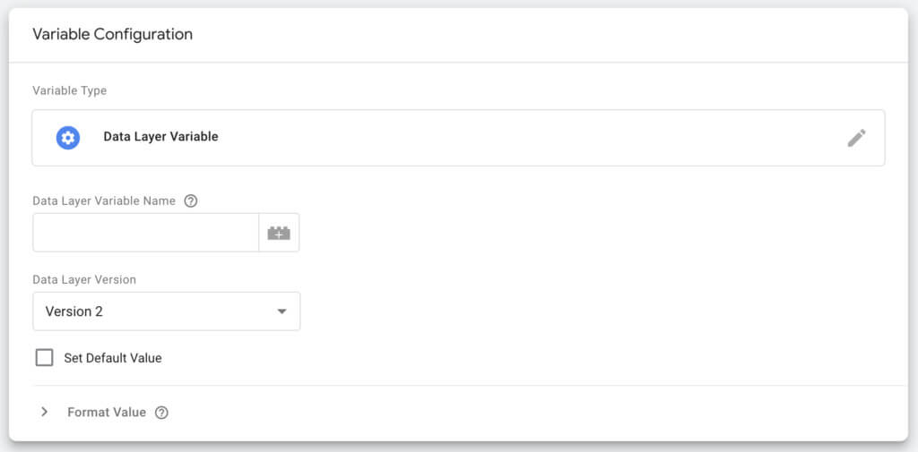 Google Tag Manager data layer variable