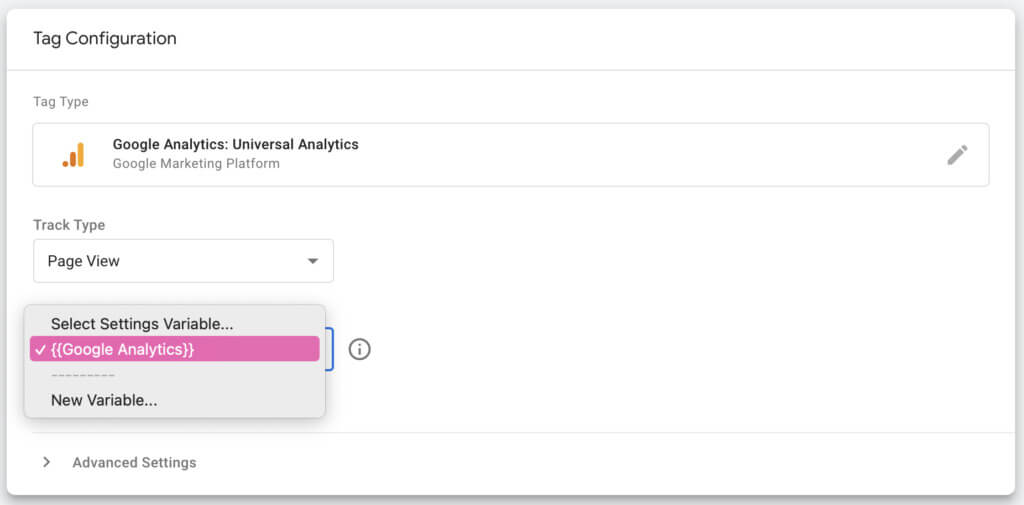 Google Tag Manager enable overriding settings