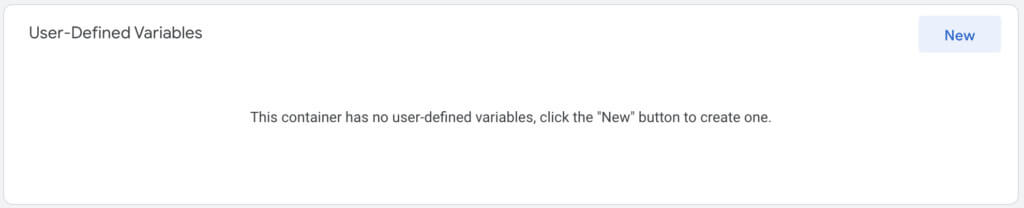 Google Tag Manager user-defined variabels