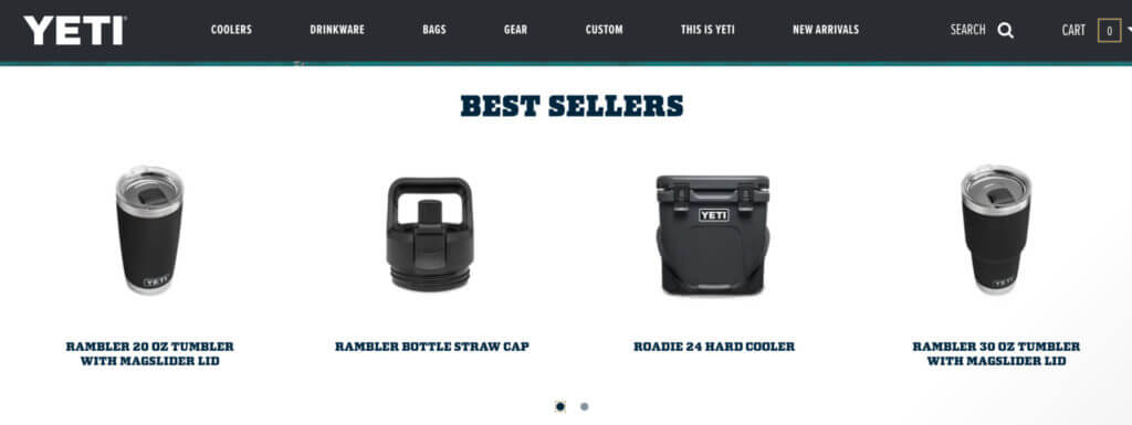 Yeti coolers best sellers