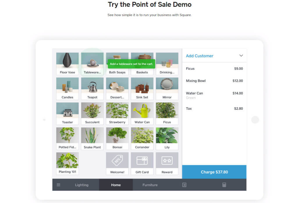 Square POS demo