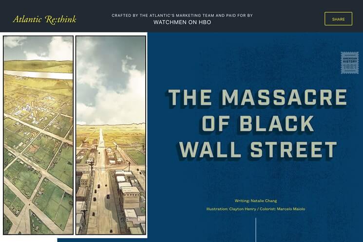 Screenshot HBO series watchmen the massacre of black wall street