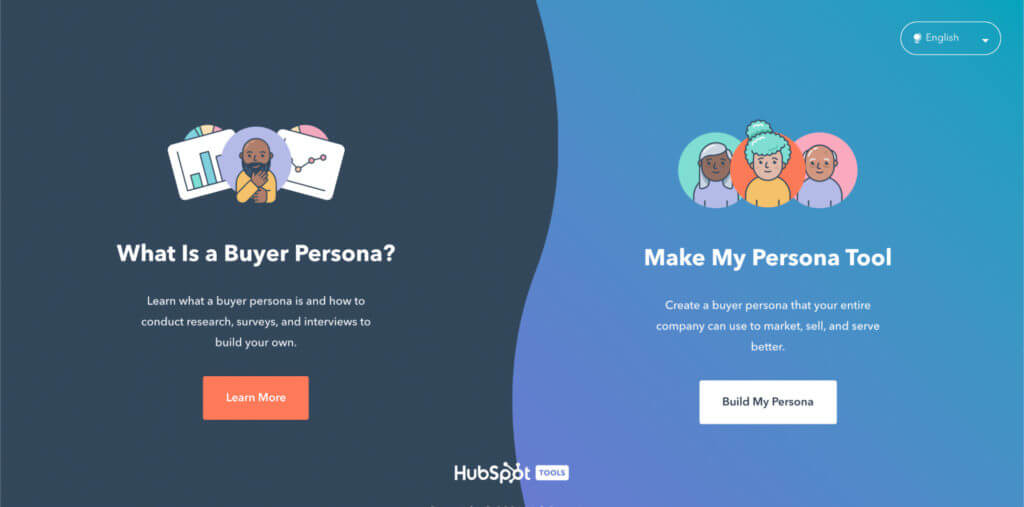 HubSpot buyer persona tool