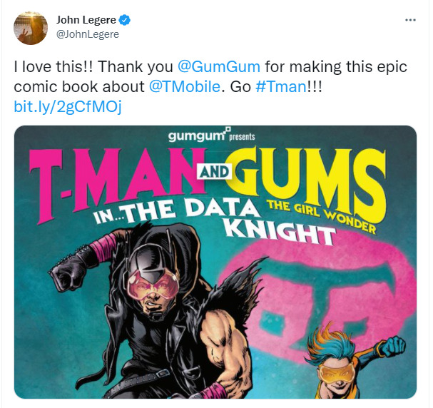 Screenshot of T-Man and Gums Comic Book