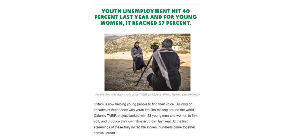Screenshot of Youth Unemployment