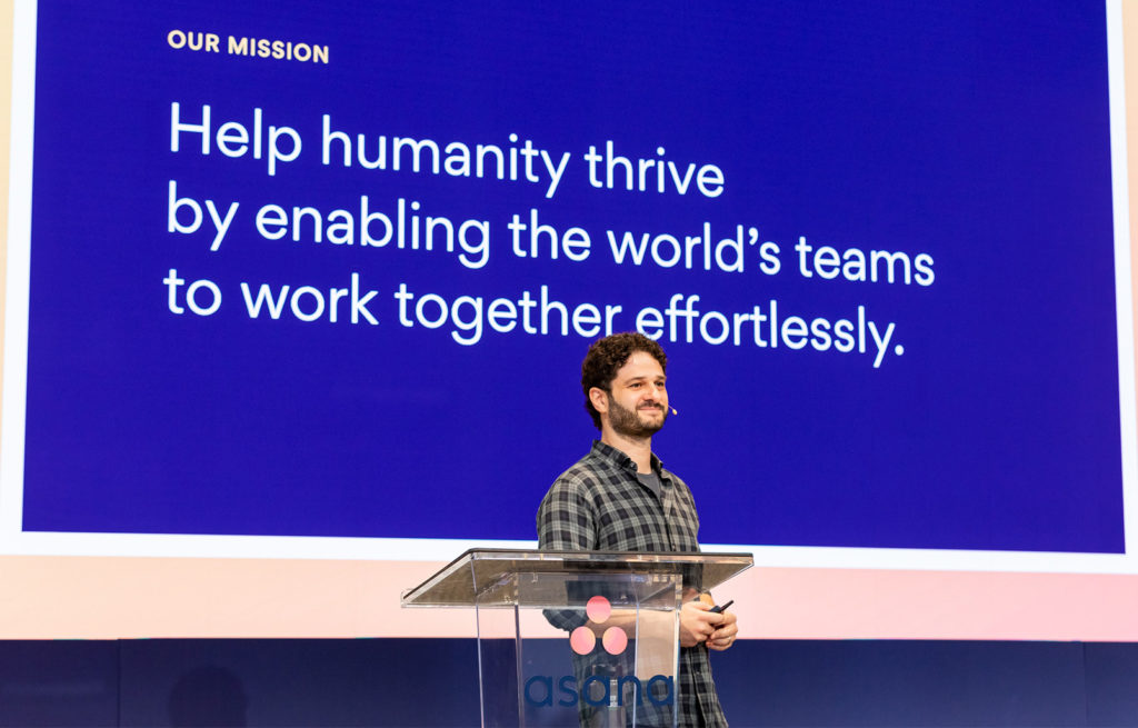 Dustin Moskovitz talks about Asana's Mission to help humanity