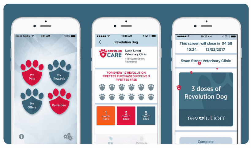 Zoetis paw club care mobile app