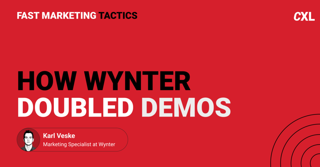 How Wynter doubled demos