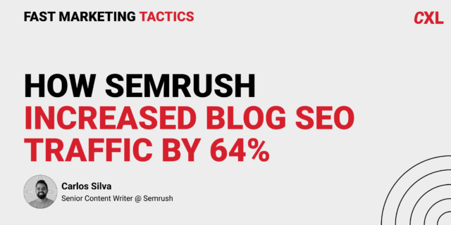 Semrush and the F-pattern