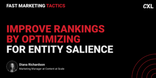 Improve rankings by optimizing for entity salience