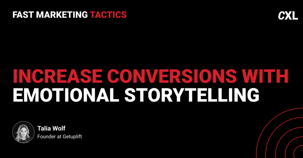 Increase conversions with storytelling